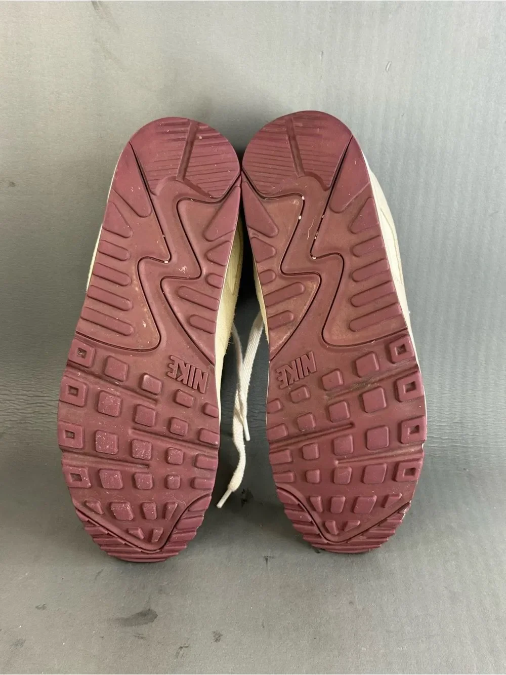 Nike Air Max 90 PRM Sail Burgundy Crush Men's sneaker shoes size 9.5